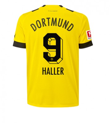 Borussia Dortmund Sebastien Haller #9 Hjemmedrakt 2022-23 Kortermet